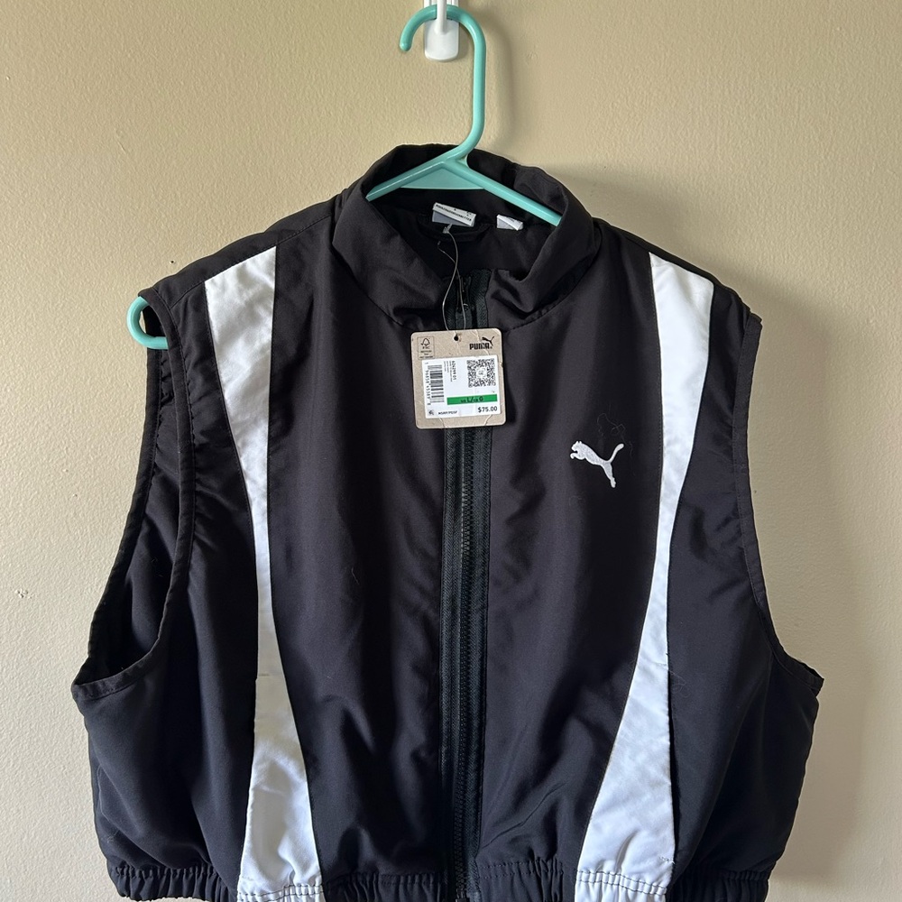 Puma Black and White Vest
